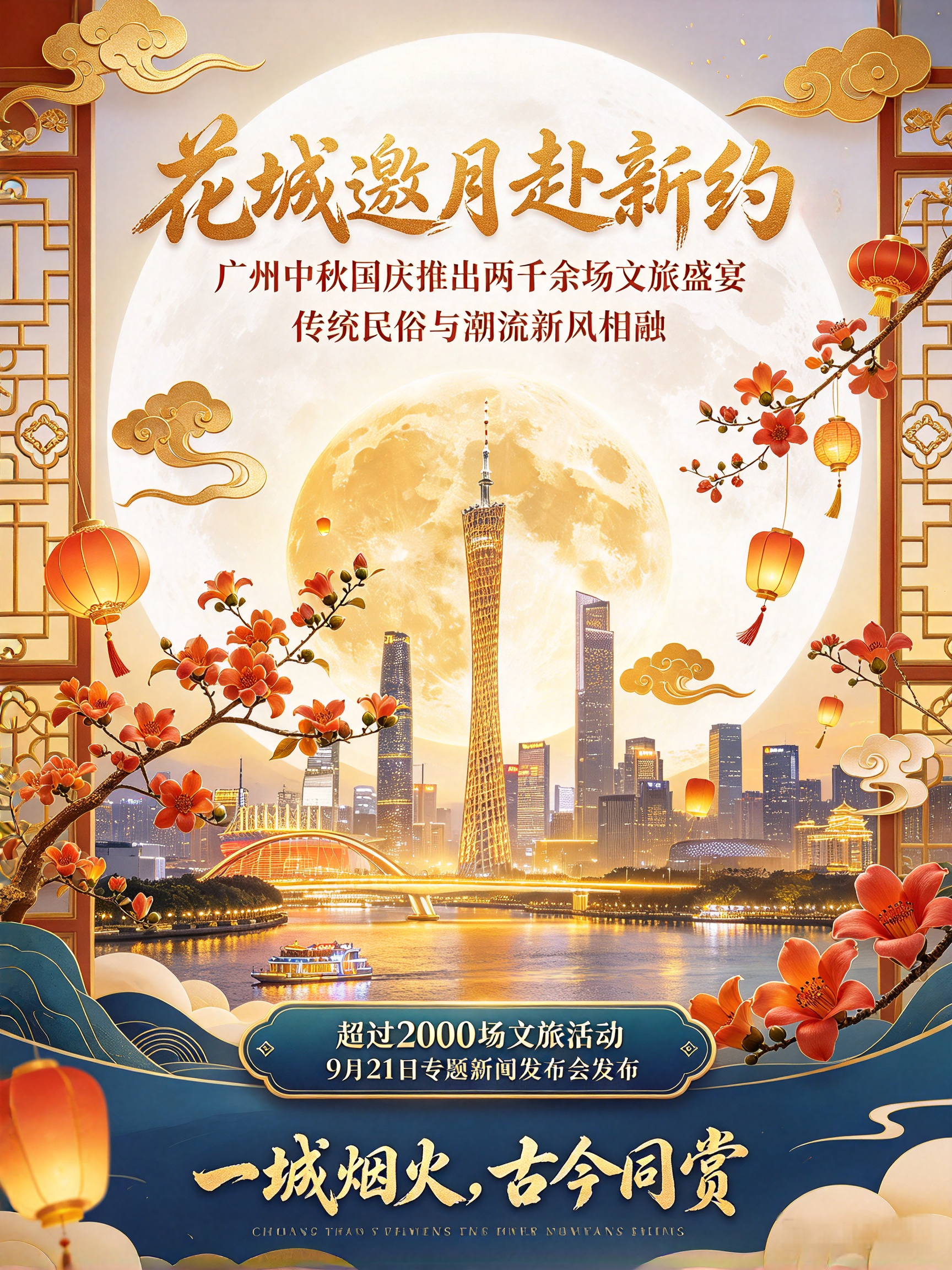 花城邀月赴新约|广州中秋国庆推出两千余场文旅盛宴